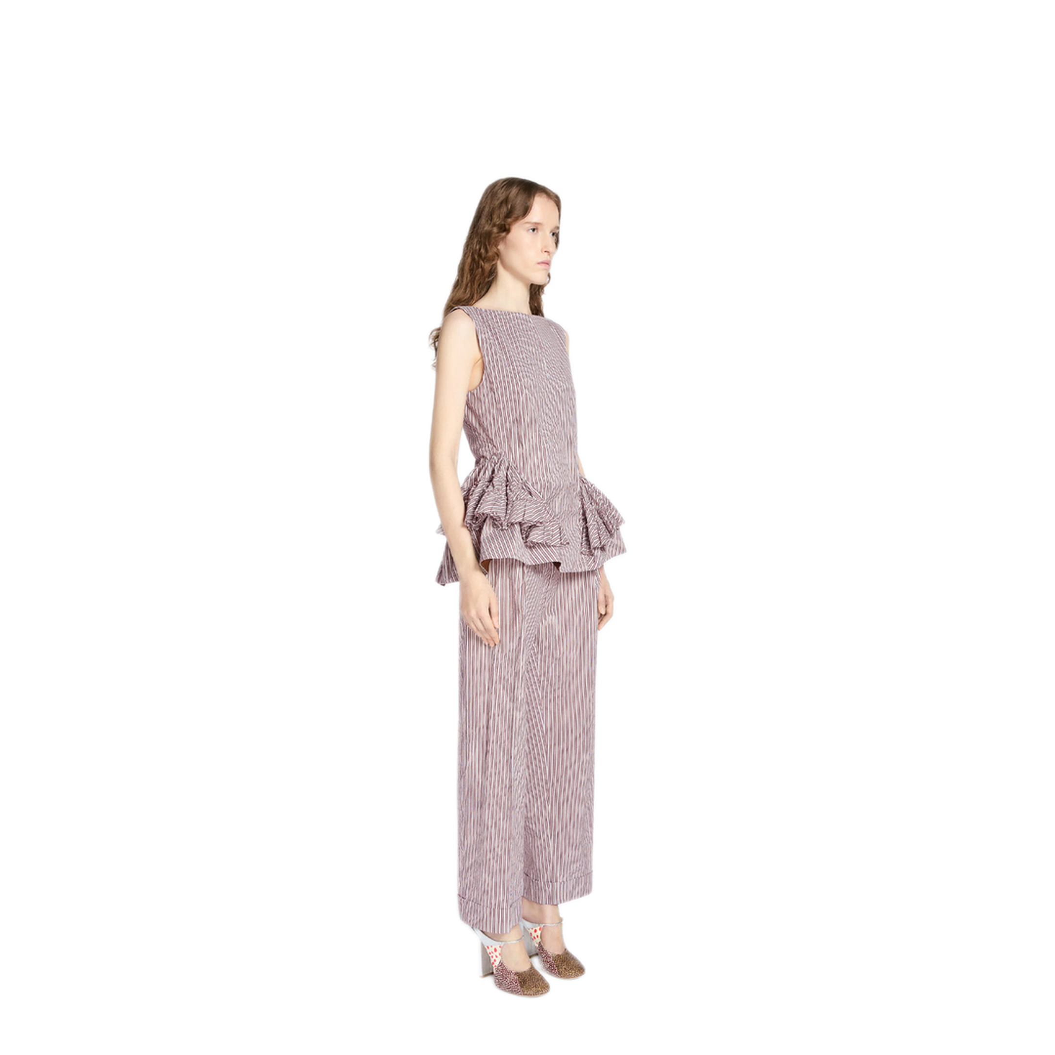 Casey Ruffled Peplum Top - Image 3