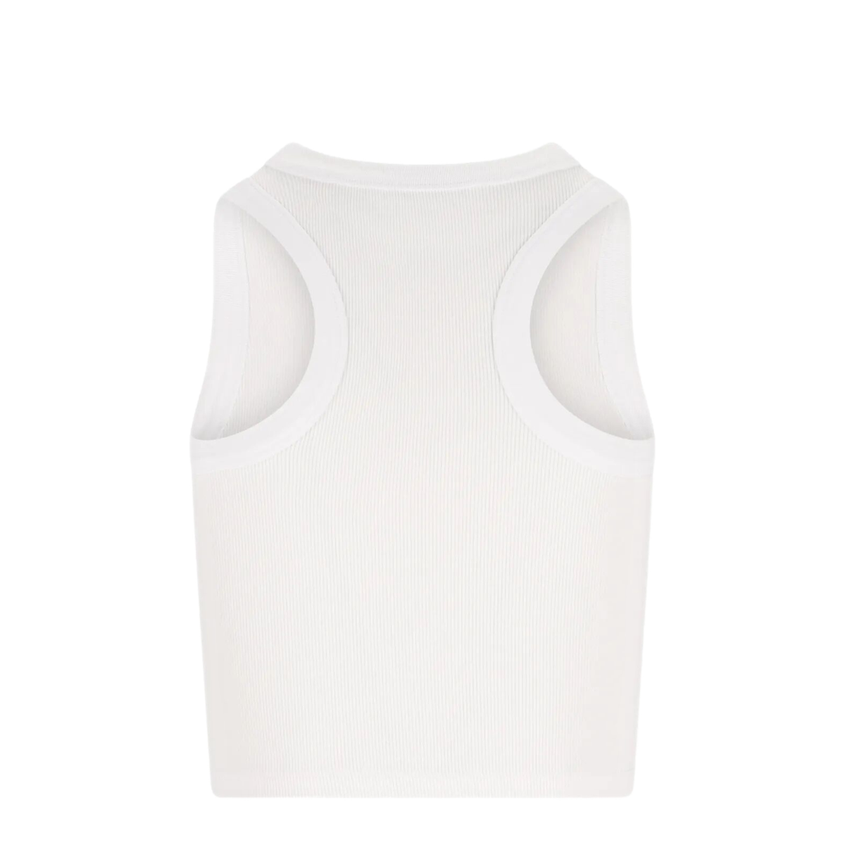 Cropped Tank Top With Logo - Image 2