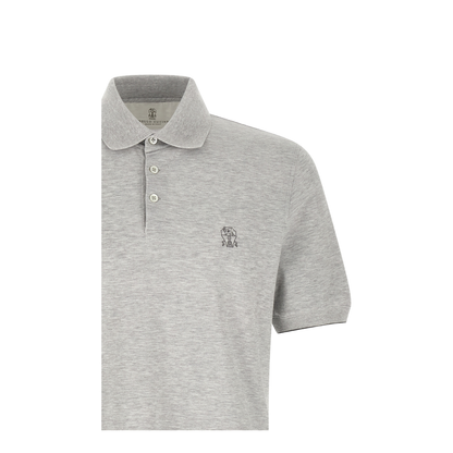 Logo Piqué Polo Shirt - Image 3