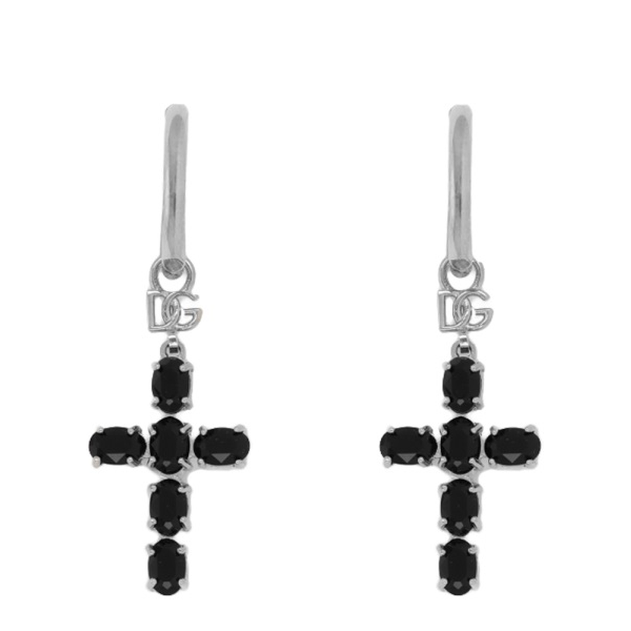 Earrings with Crystal Crosses - Image 1