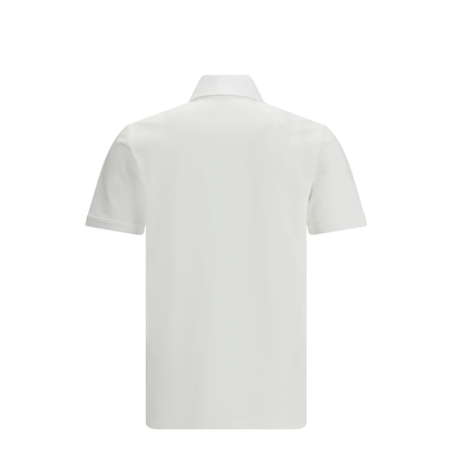 Cotton Polo with Logo - Image 2