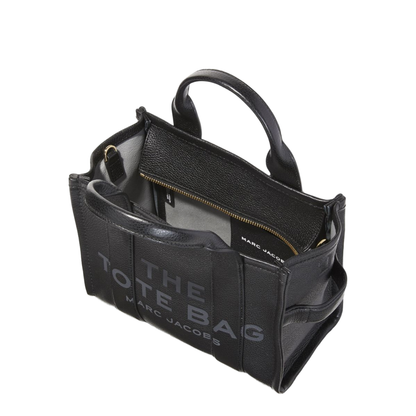 The Small Tote Bag Grainy Leather Bag in Black - Image 2