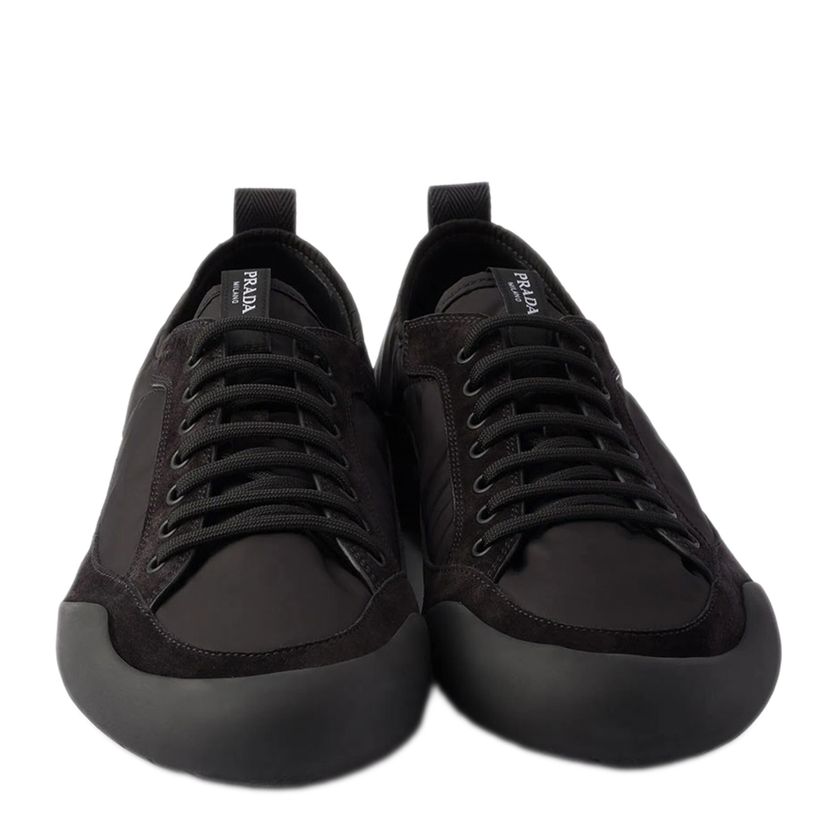 Leather And Fabric Sneakers - Image 4