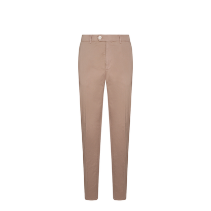 Cotton Pants Dark Beige - Image 1