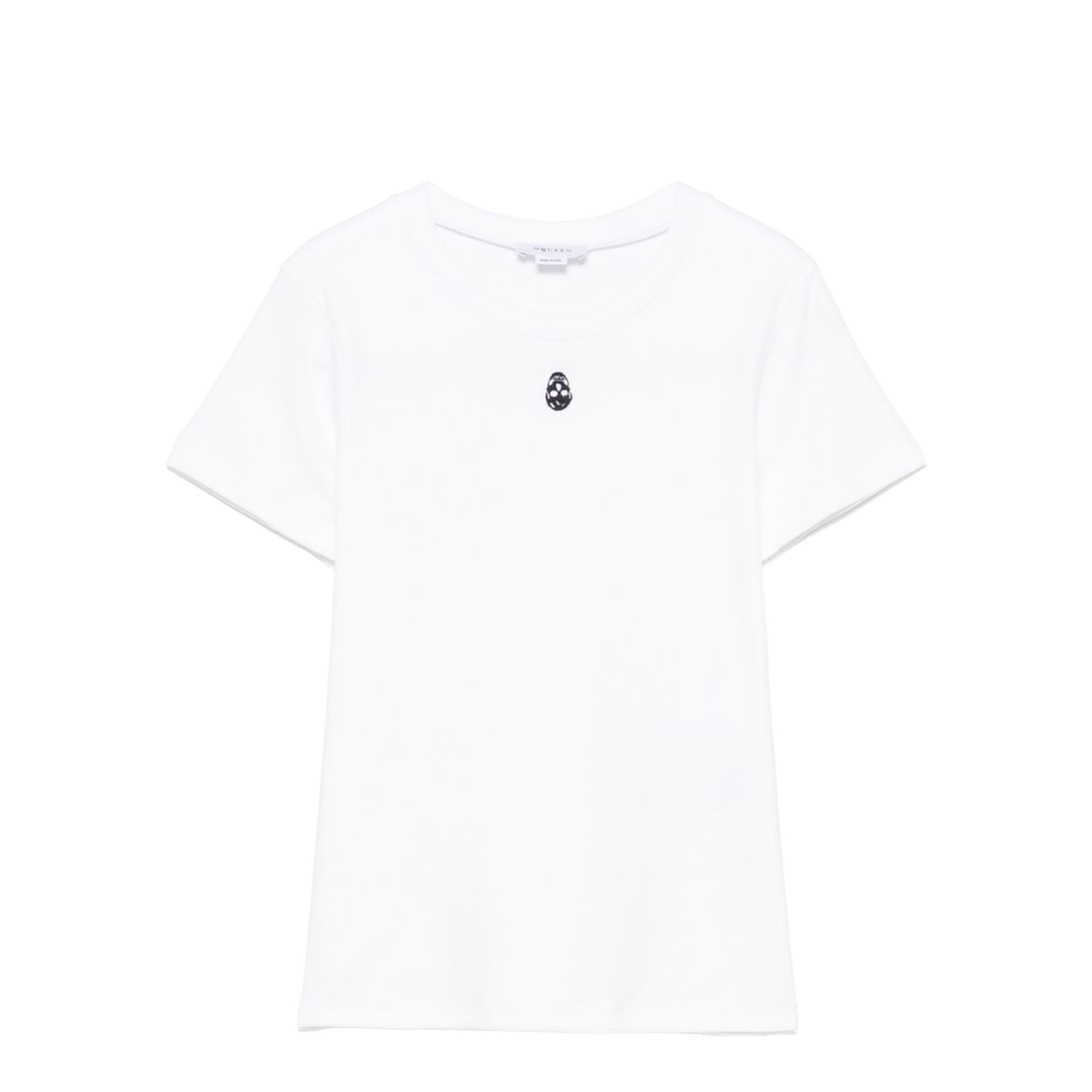 T-Shirt with Embellished Skull - Image 1