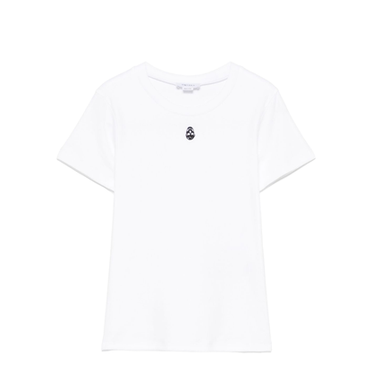 T-Shirt with Embellished Skull - Image 1