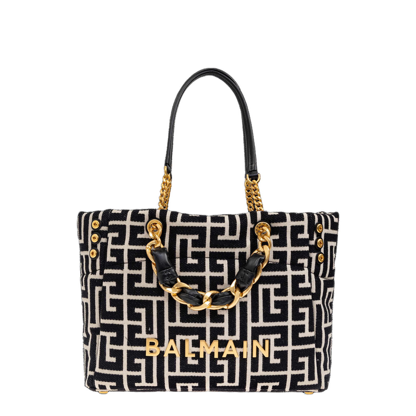 1945 Soft PB-monogrammed jacquard canvas tote bag - Image 1