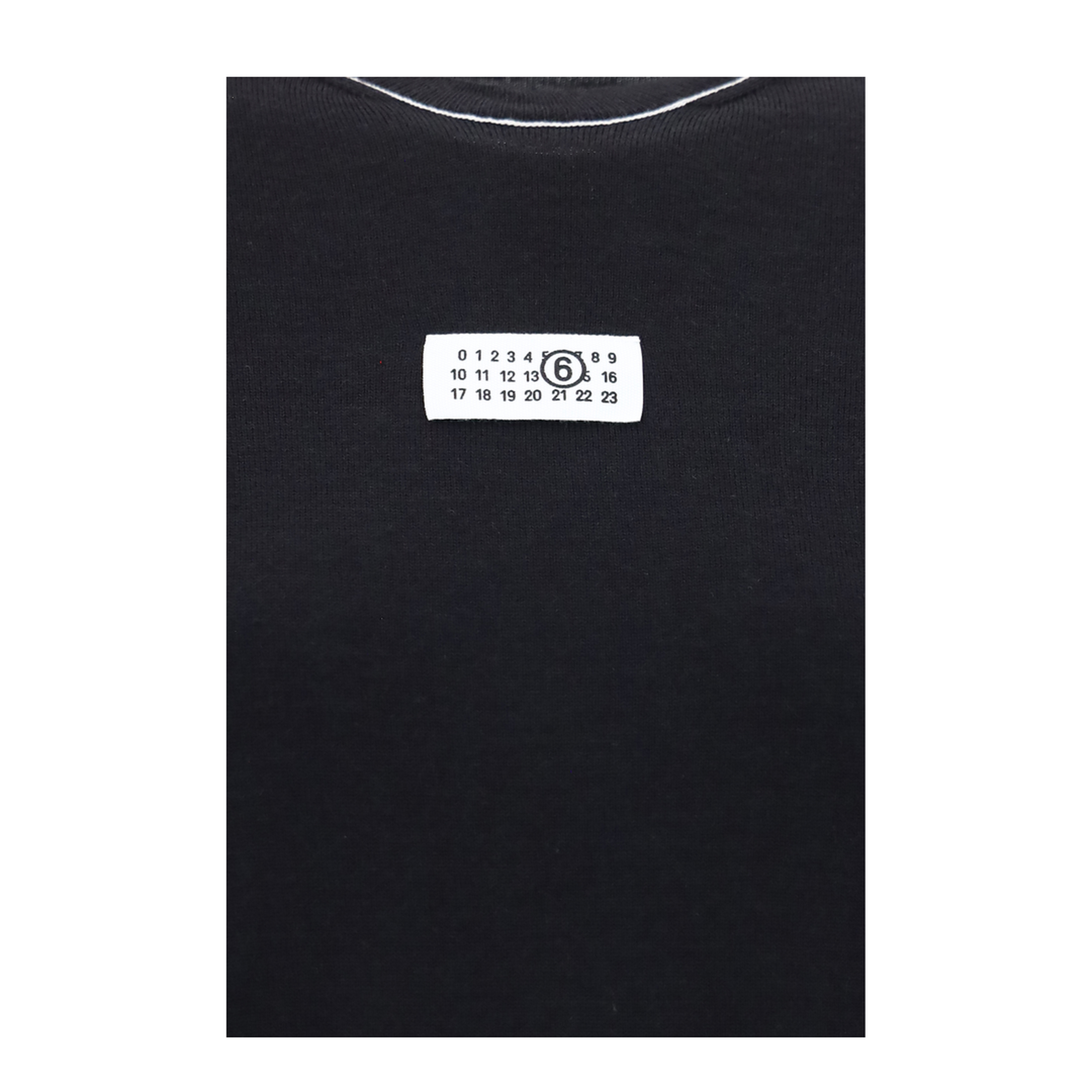 Wool-blend T-shirt with contrast details - Image 3