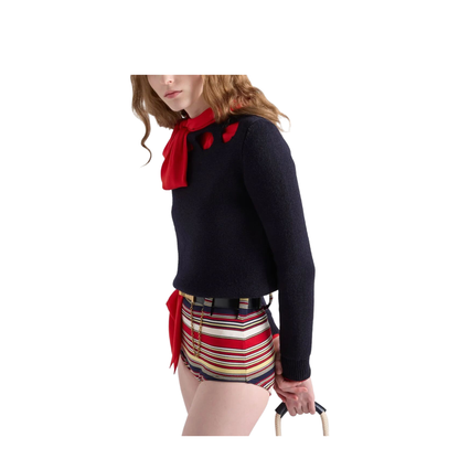 Cotton Boat Neck Sweater - Image 5