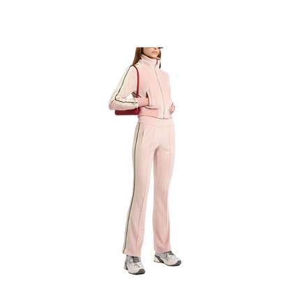 Velvet Trousers with Side Stripes - Image 2