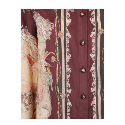 Valiant Printed Silk Shirt - Image 2