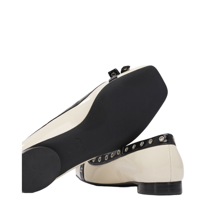 Eyelet Bow Ballet Flats - Image 5