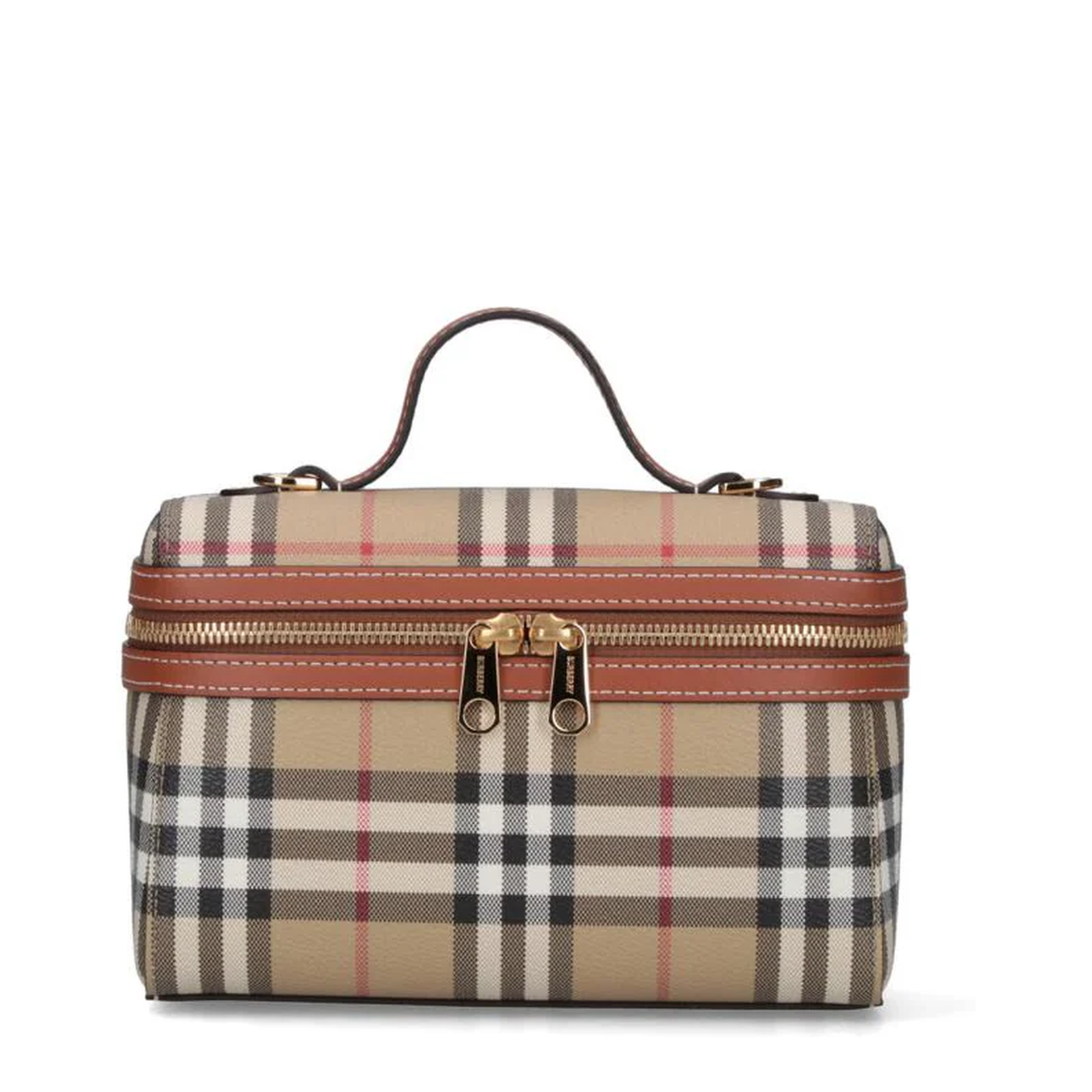 Vanity Check Crossbody Bag - Image 1