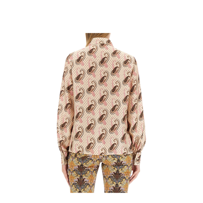 Silk Shirt With Paisley Pattern - Image 3