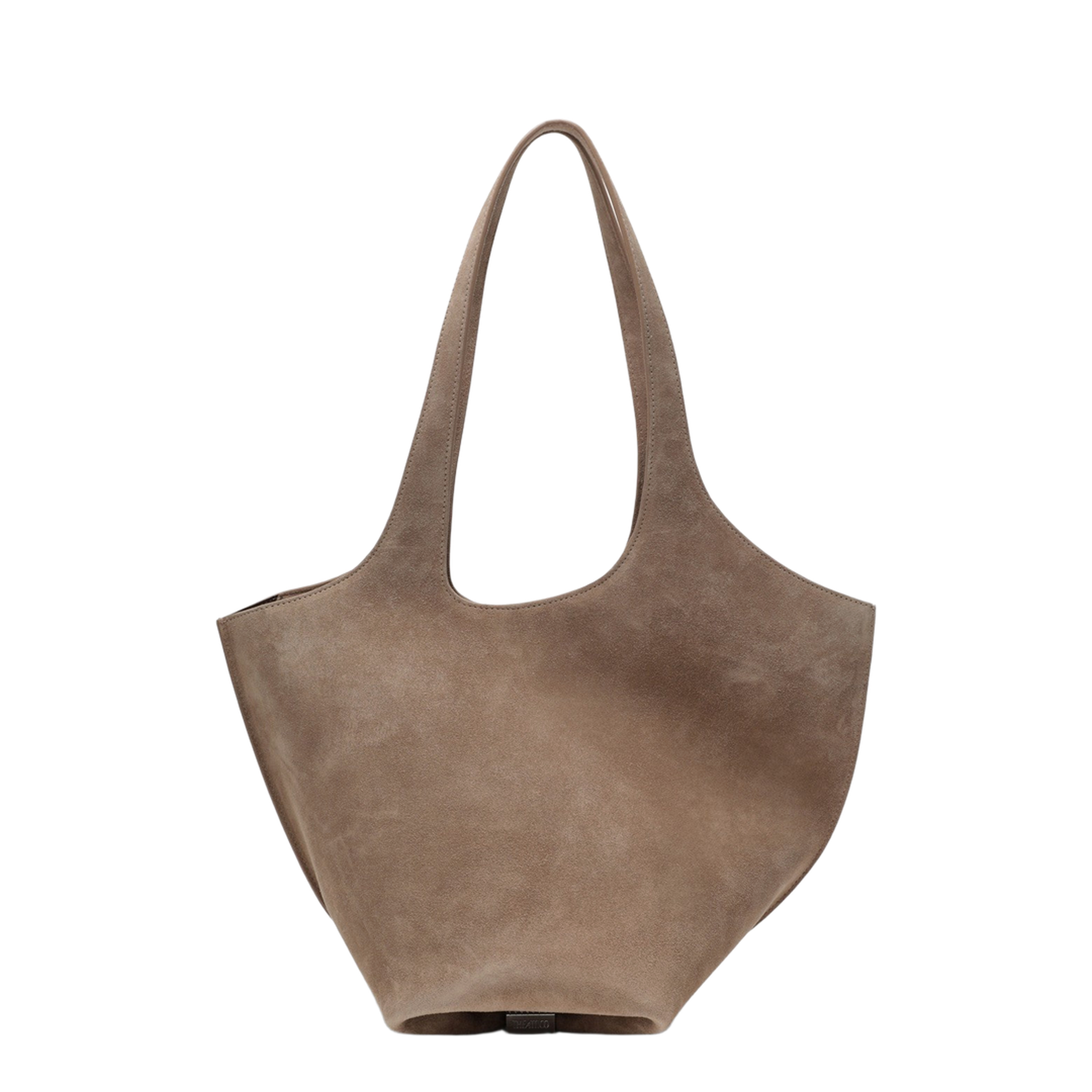 Tobacco-coloured Suede Medium Bag - Image 2