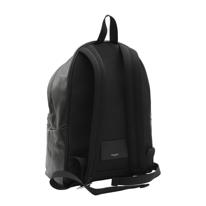City Leather Backpack - Black - Image 2