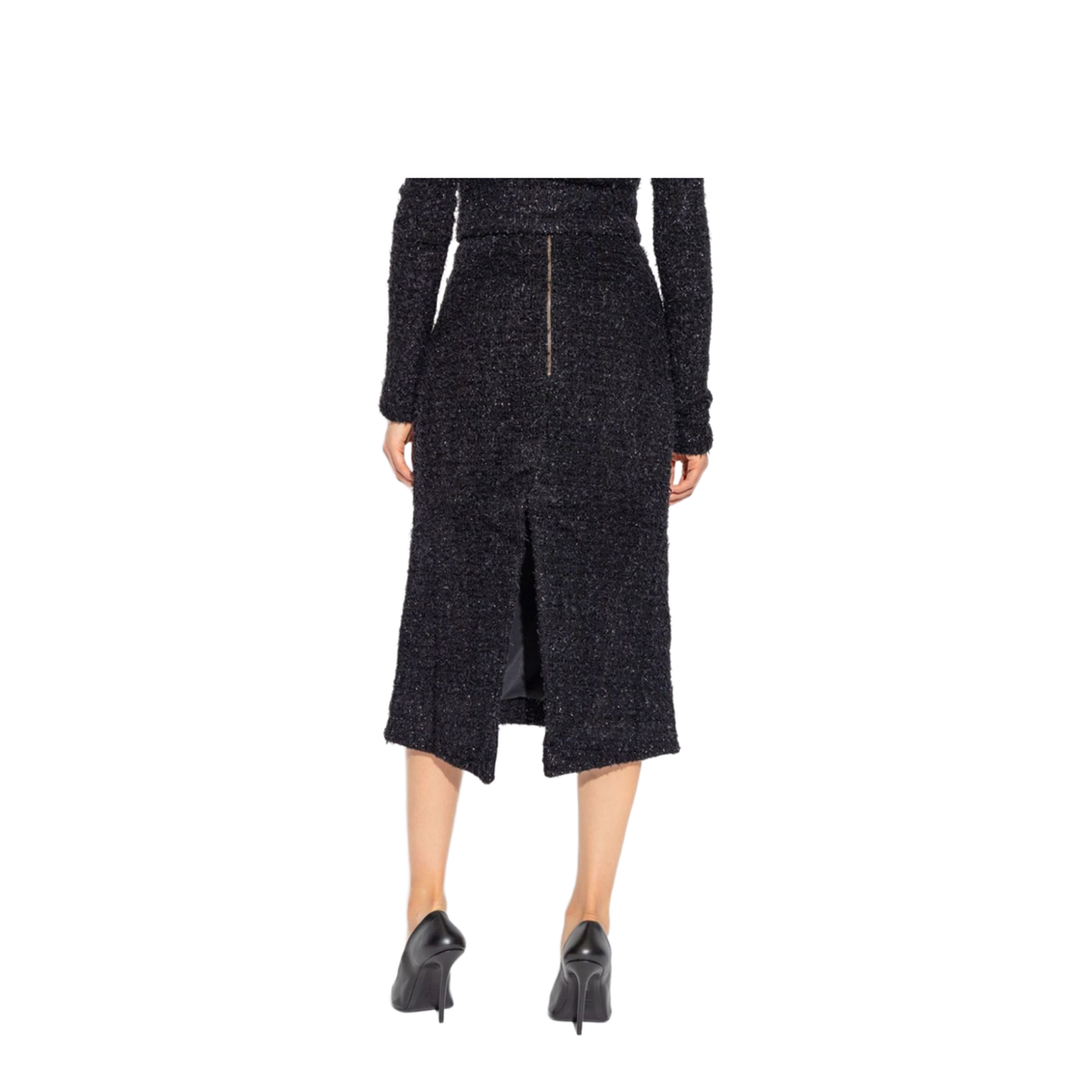Tweed Midi Skirt - Image 4