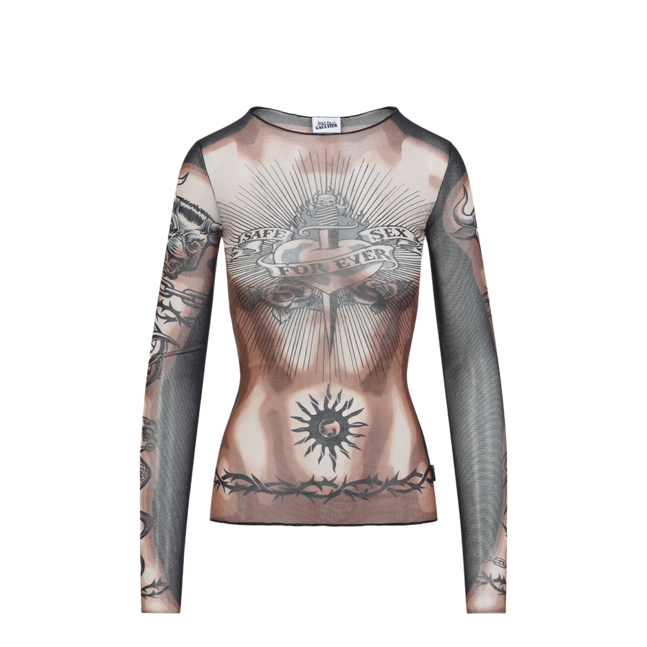 Safe Sex Tattoo Top - Image 1