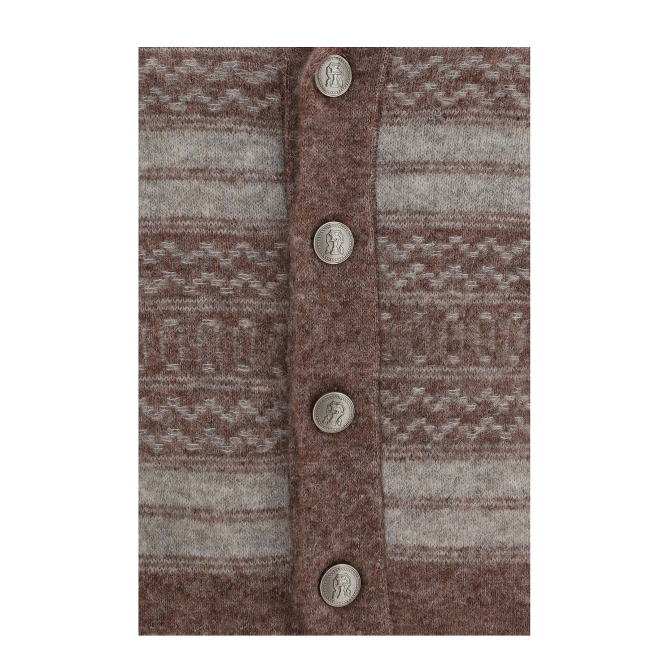 V-neck Button Cardigan - Image 3