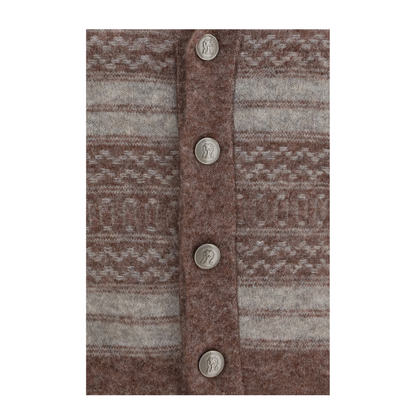 V-neck Button Cardigan - Image 3