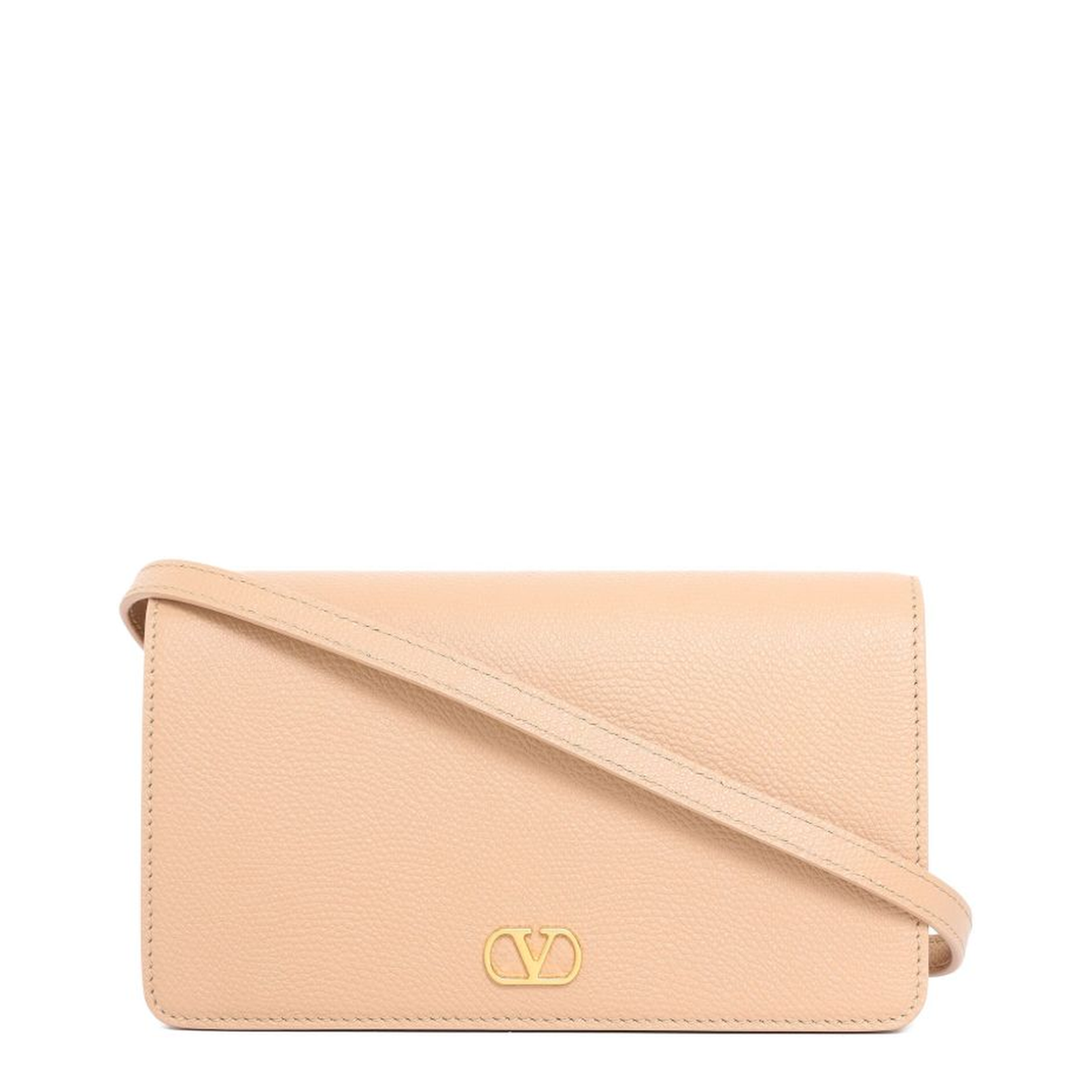 VLogo Signature Mini Leather Clutch - Image 1
