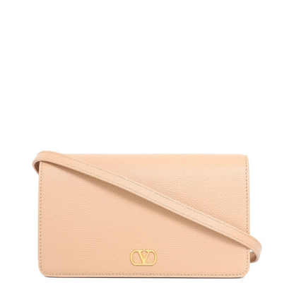VLogo Signature Mini Leather Clutch - Image 1