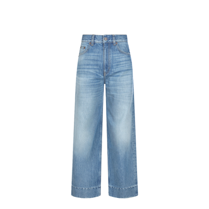 High-waisted shorts jeans - Image 1
