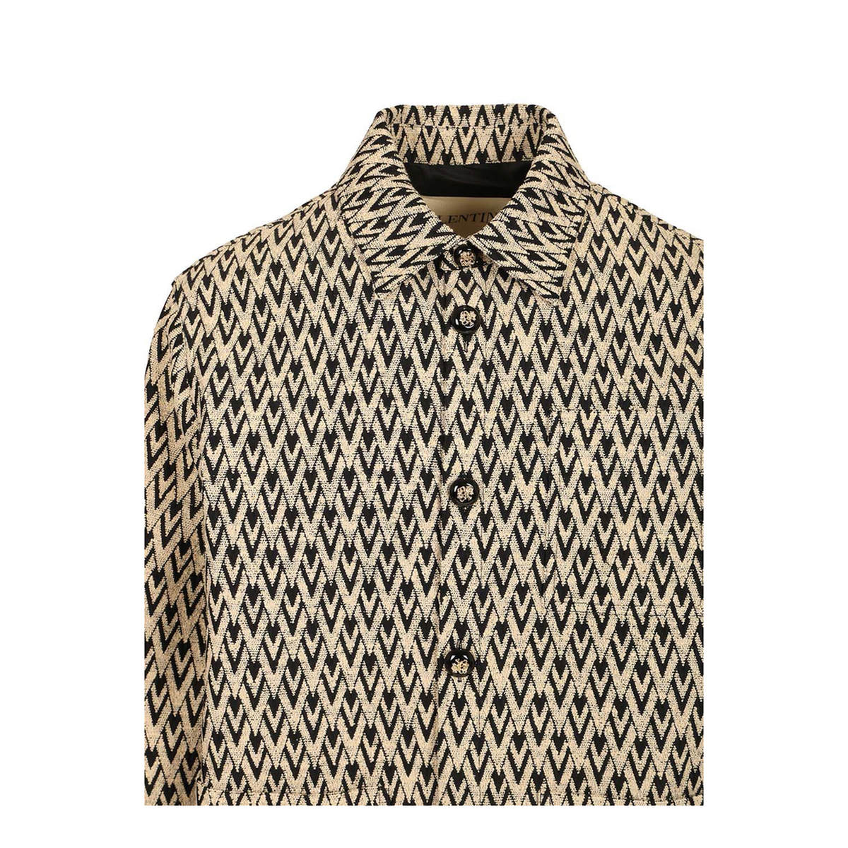 Jacquard Cotton Blend Jacket - Image 3
