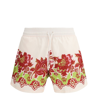Swim Shorts with Floral Print - Image 1