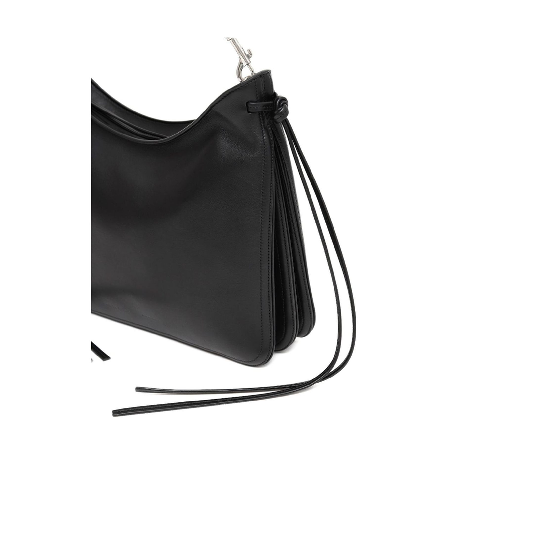 Gig Pouch Medium Calf Leather Pouch - Black - Image 2