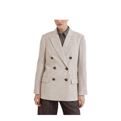 Wool Double Breasted Jacket - Image 3