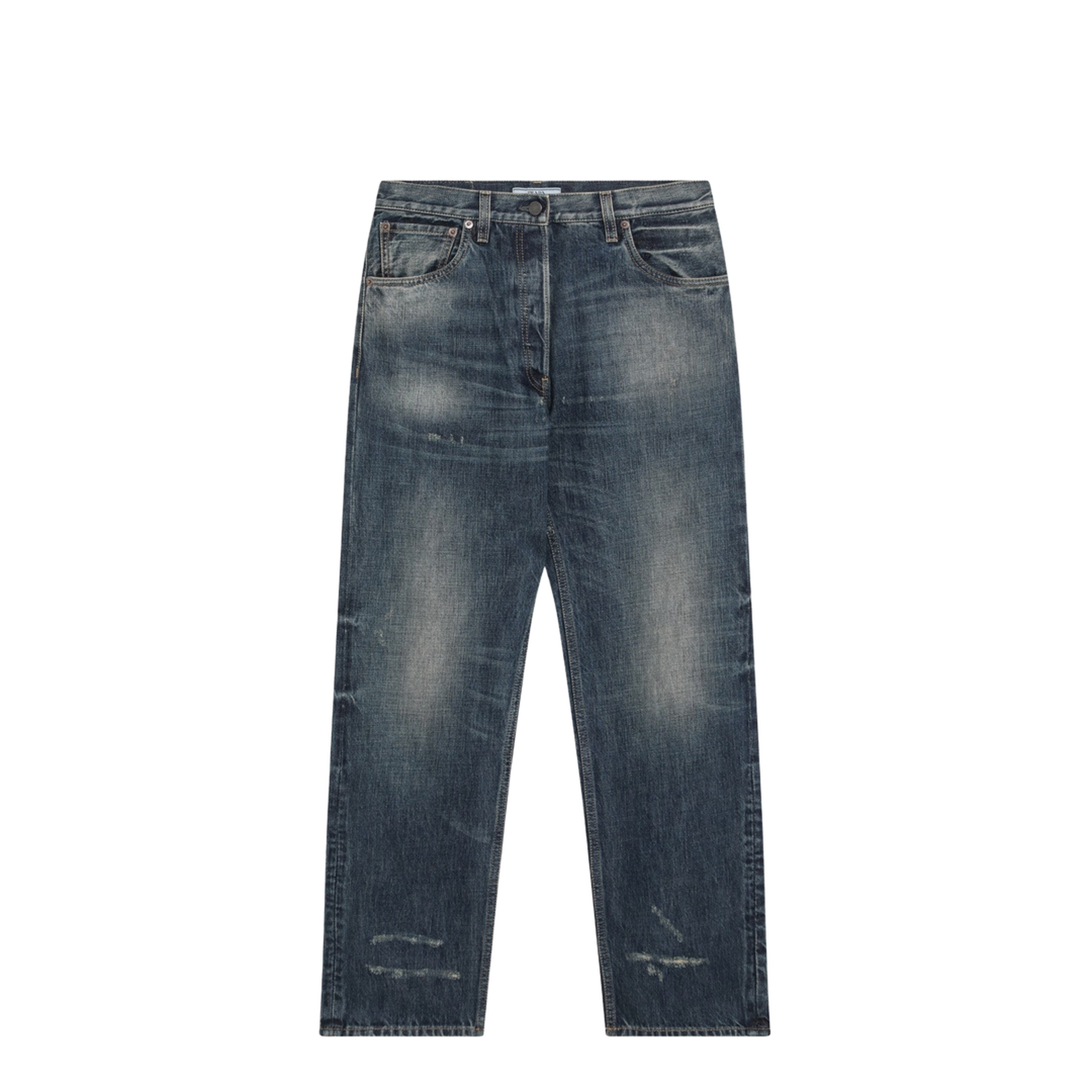 Jeans in washed blue denim - Image 1