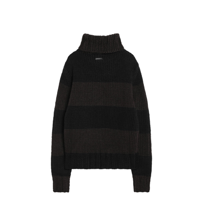 Striped Wool-Blend Turtleneck Sweater - Image 2