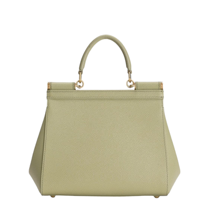 Sicily Medium Calfskin Handbag - Verde - Image 2