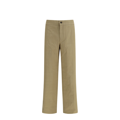 Check Cotton Trousers - Image 1