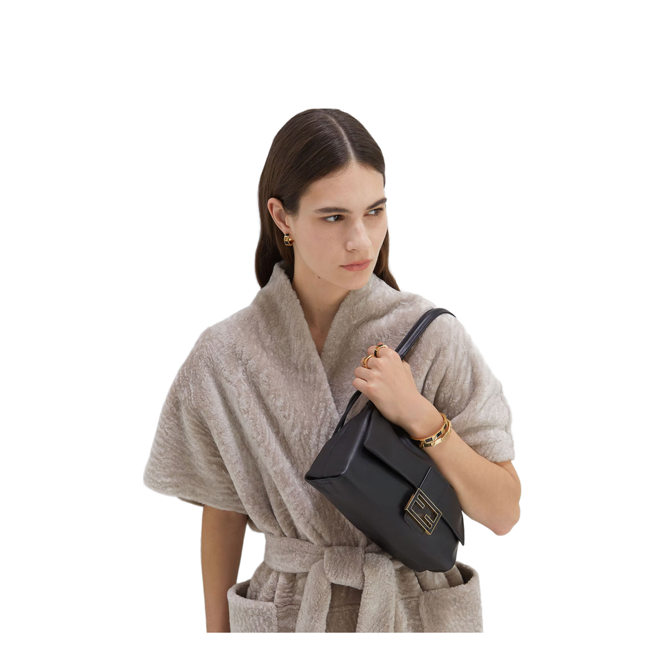 Mamma Baguette Medium Nappa Leather Bag - Image 3