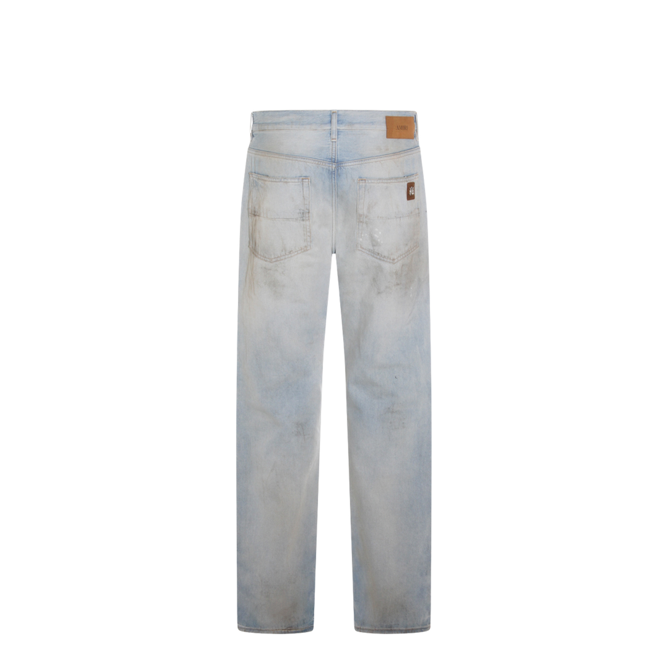 Light Blue Cotton Denim Jeans - Image 3