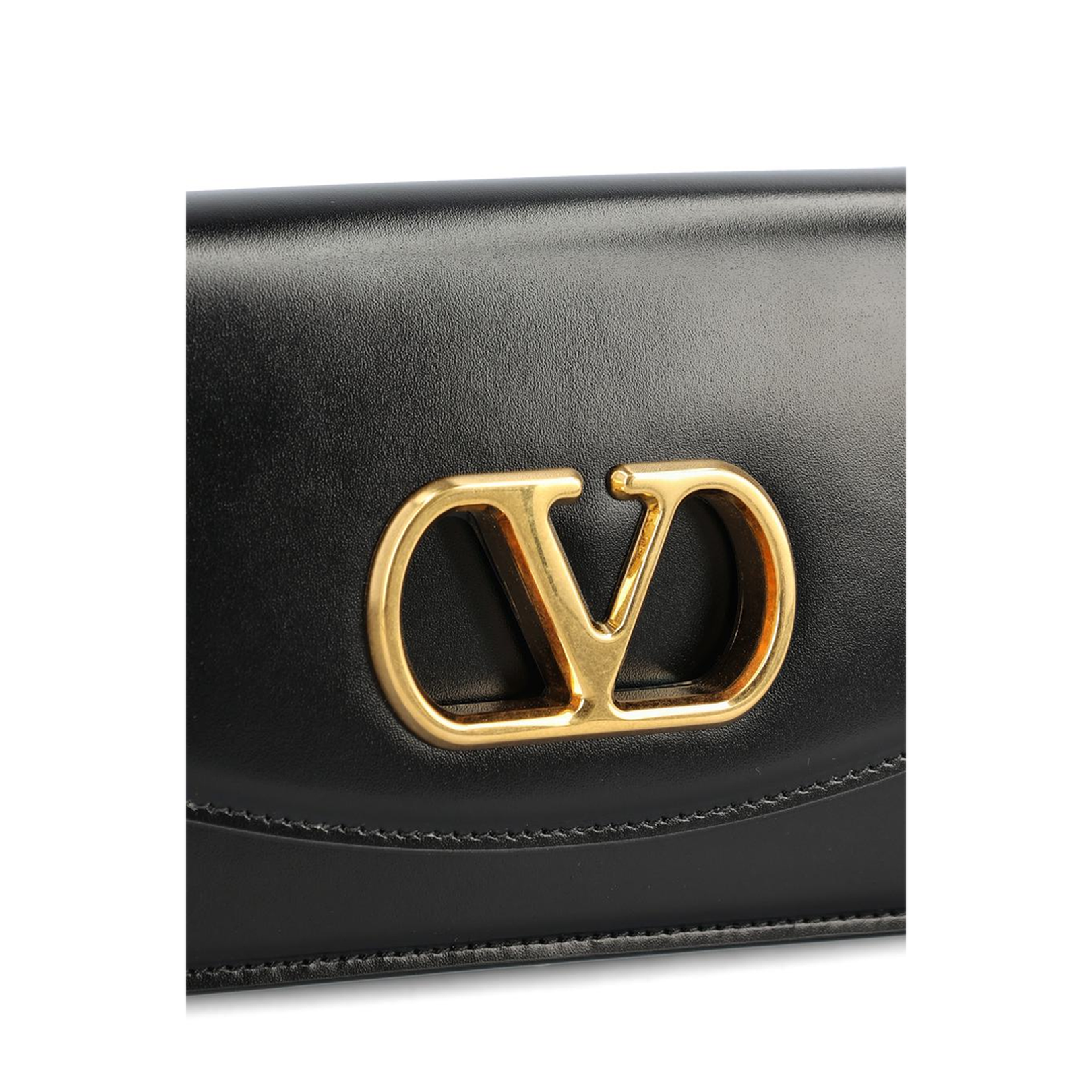 VLogo Crossbody Bags Leather Black - Image 4