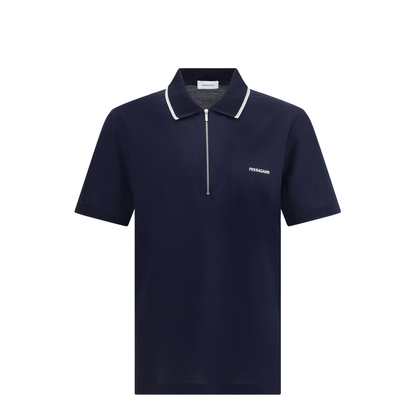 Cotton Zip Polo - Image 1