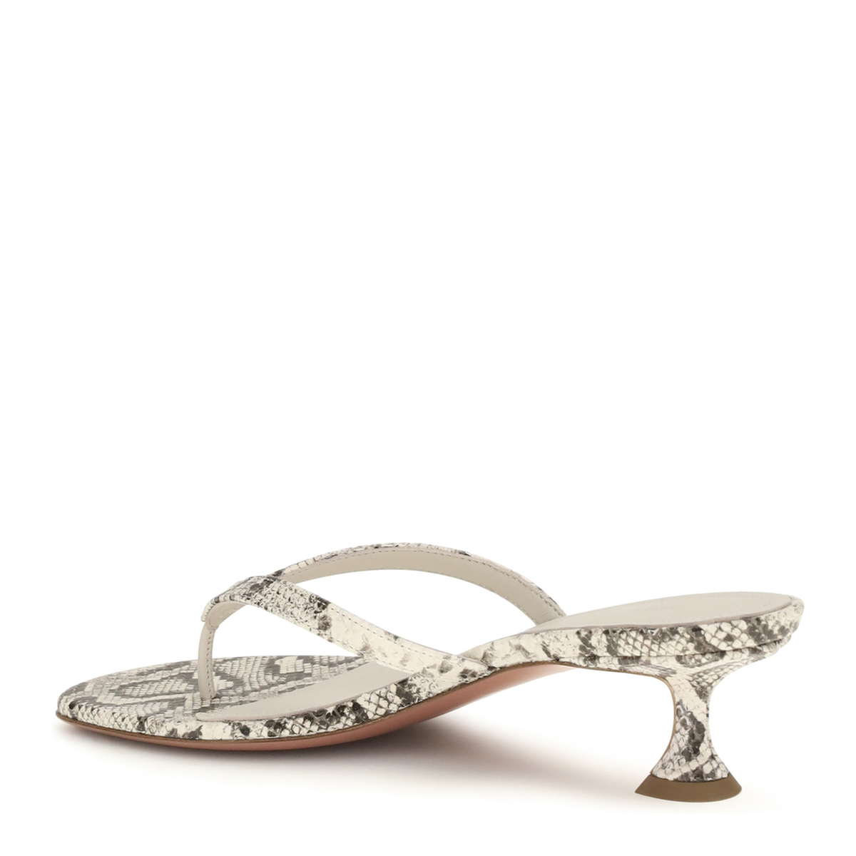 Snake-Print Juliette Thong Sandals - Image 3
