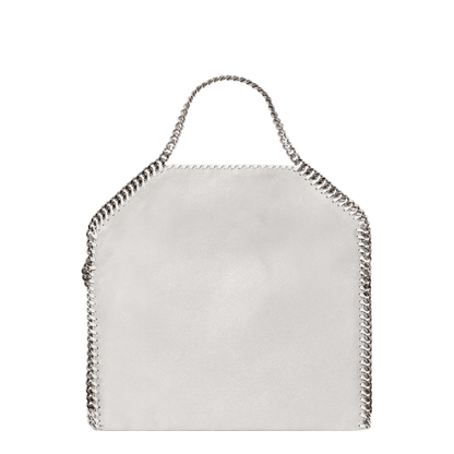 Falabella Medium Vegan Leather Tote Bag - Airlite Pearl Grey - Image 4
