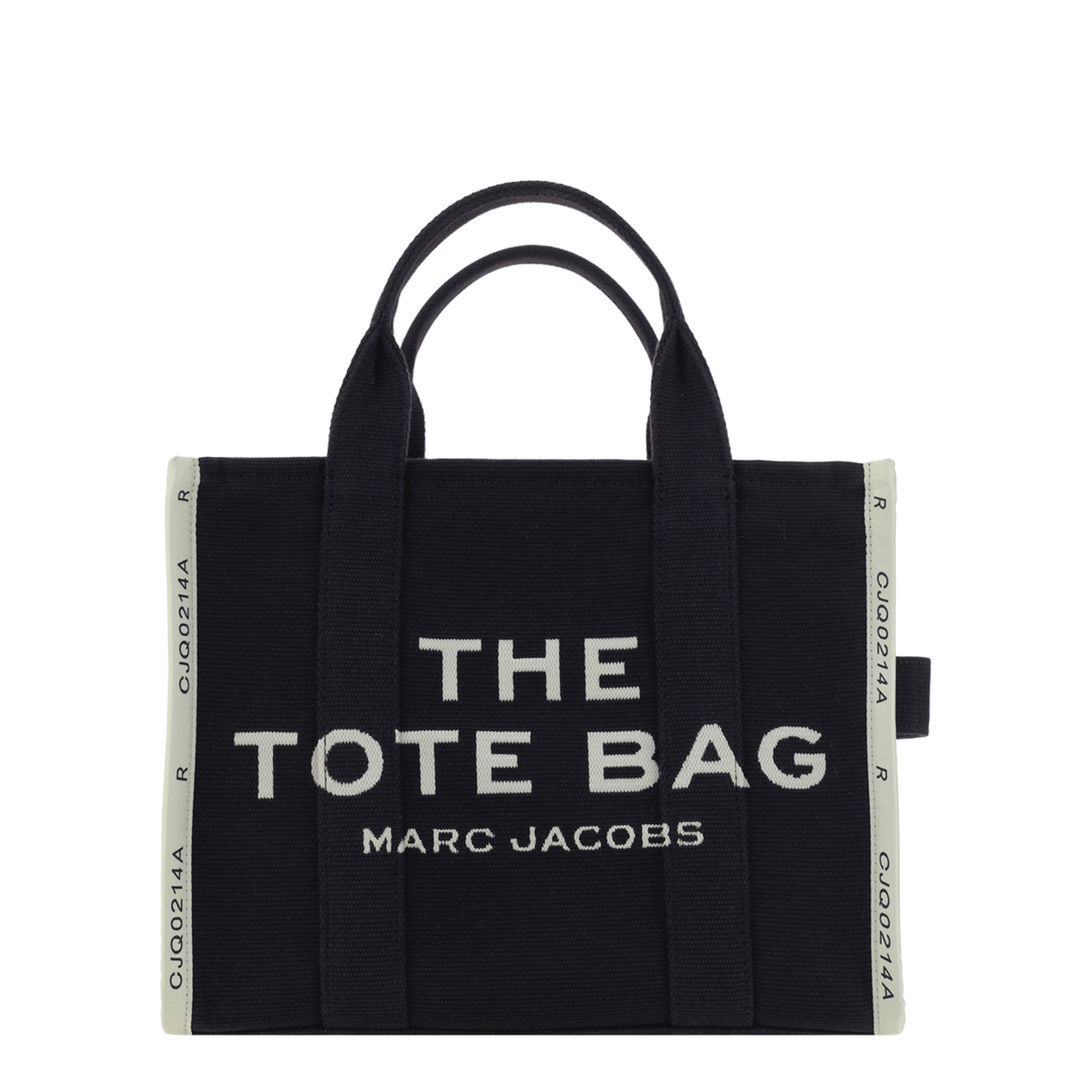 The Jacquard Medium Canvas Tote - Black - Image 1
