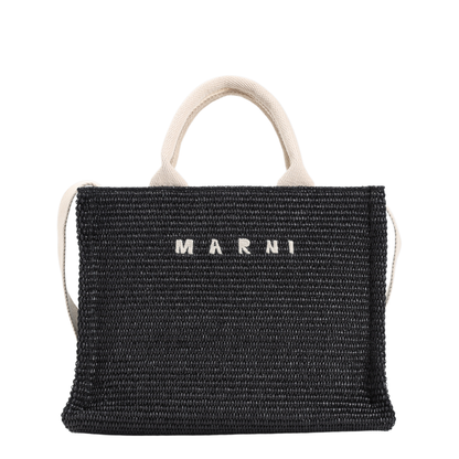 Raffia East-West Tote Bag - Image 1