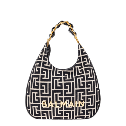 1945 Soft Hobo Large Monogrammed Jacquard Tote Bag - Image 1