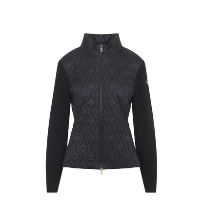 Quilted Zip-Up Cardigan - Image 2