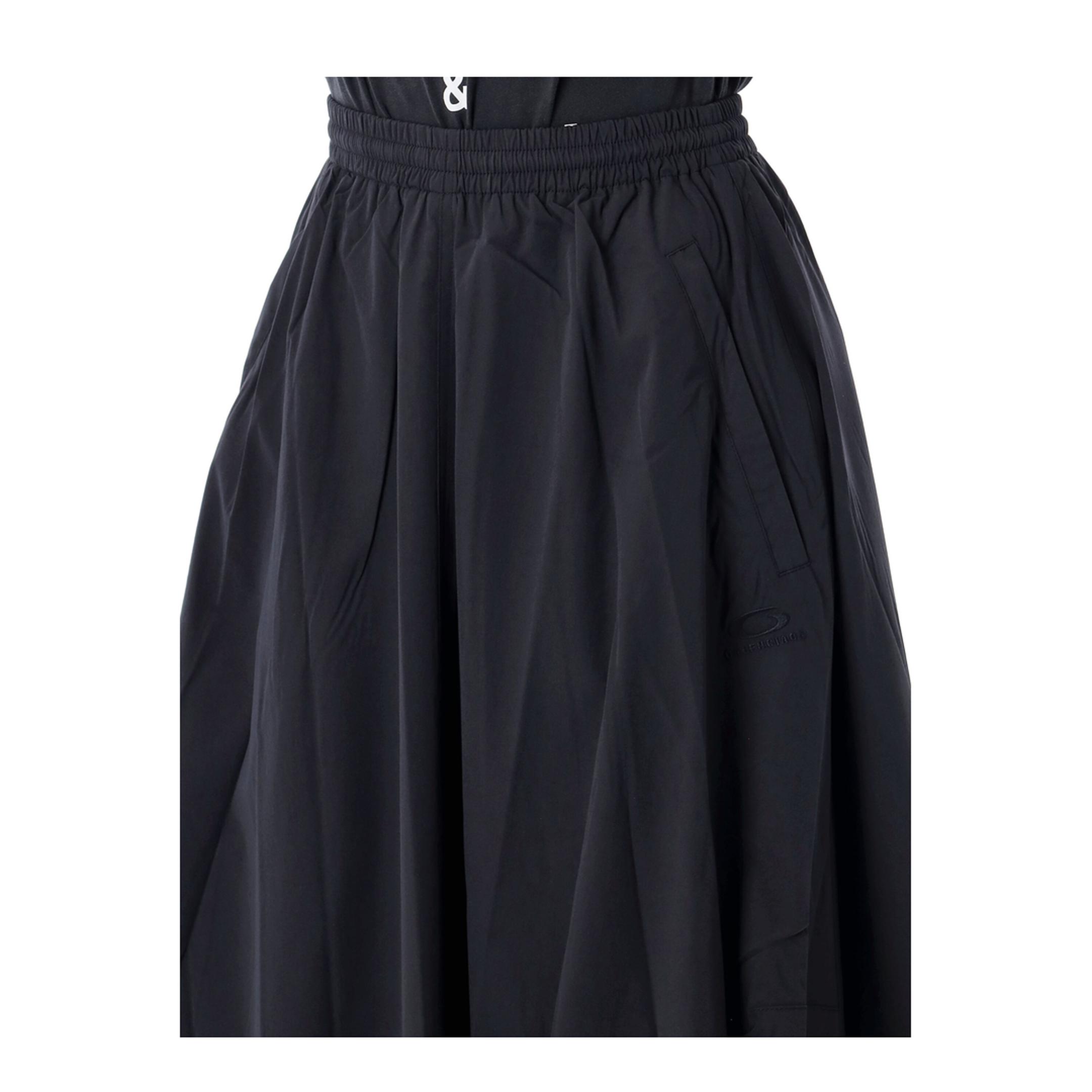 Tracksuit Skirt Long Skirt Black - Image 3