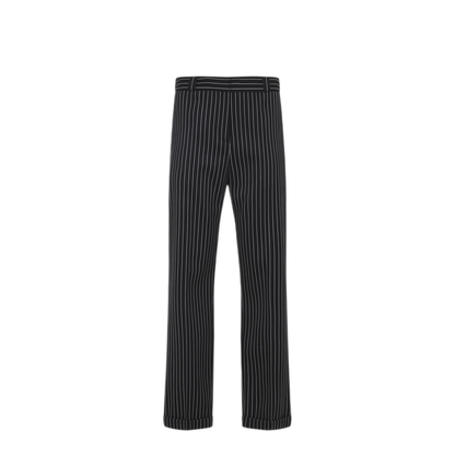Striped Wool Chino Pants - Image 1