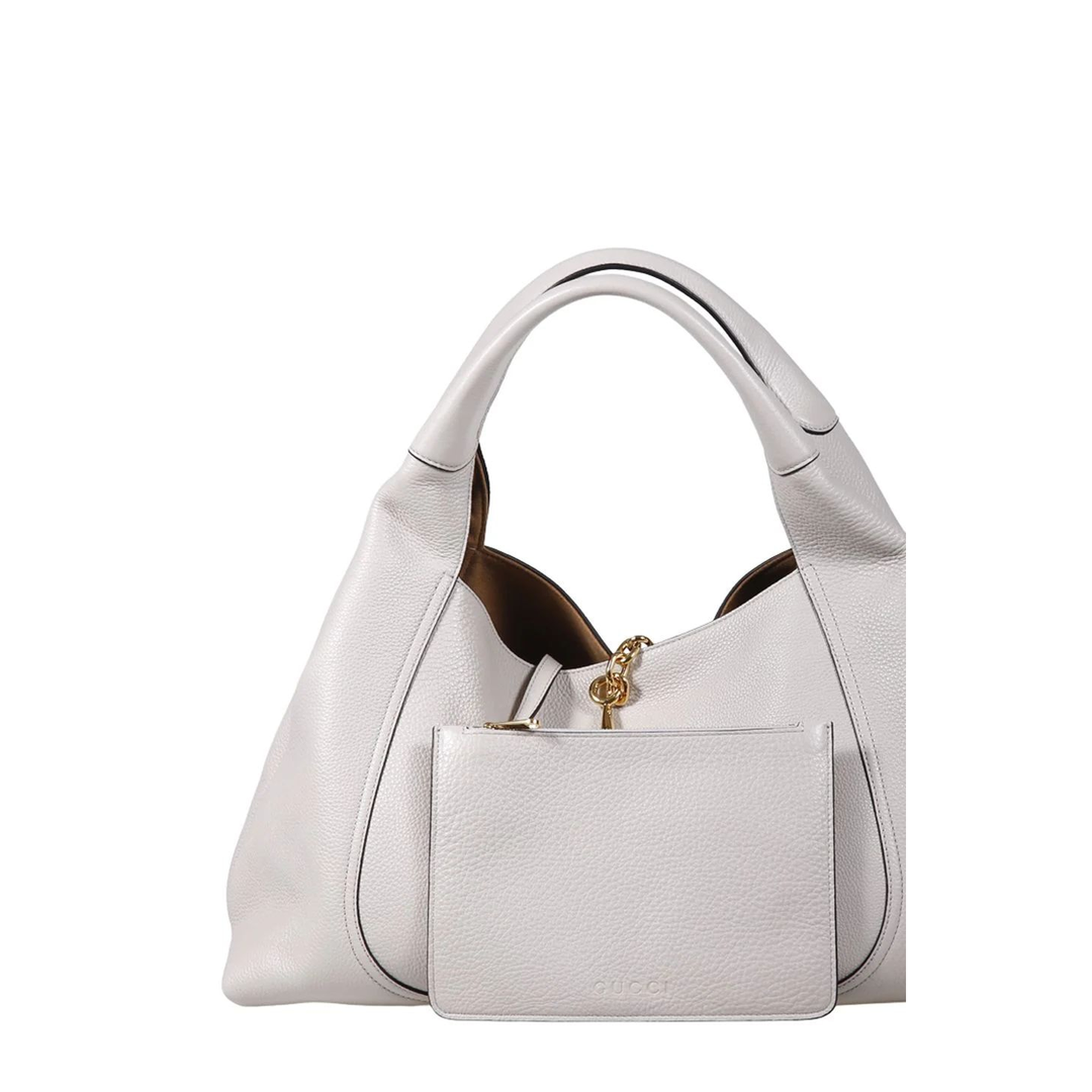 Softbit Maxi Calfskin Shoulder Bag - Sphinx - Image 4
