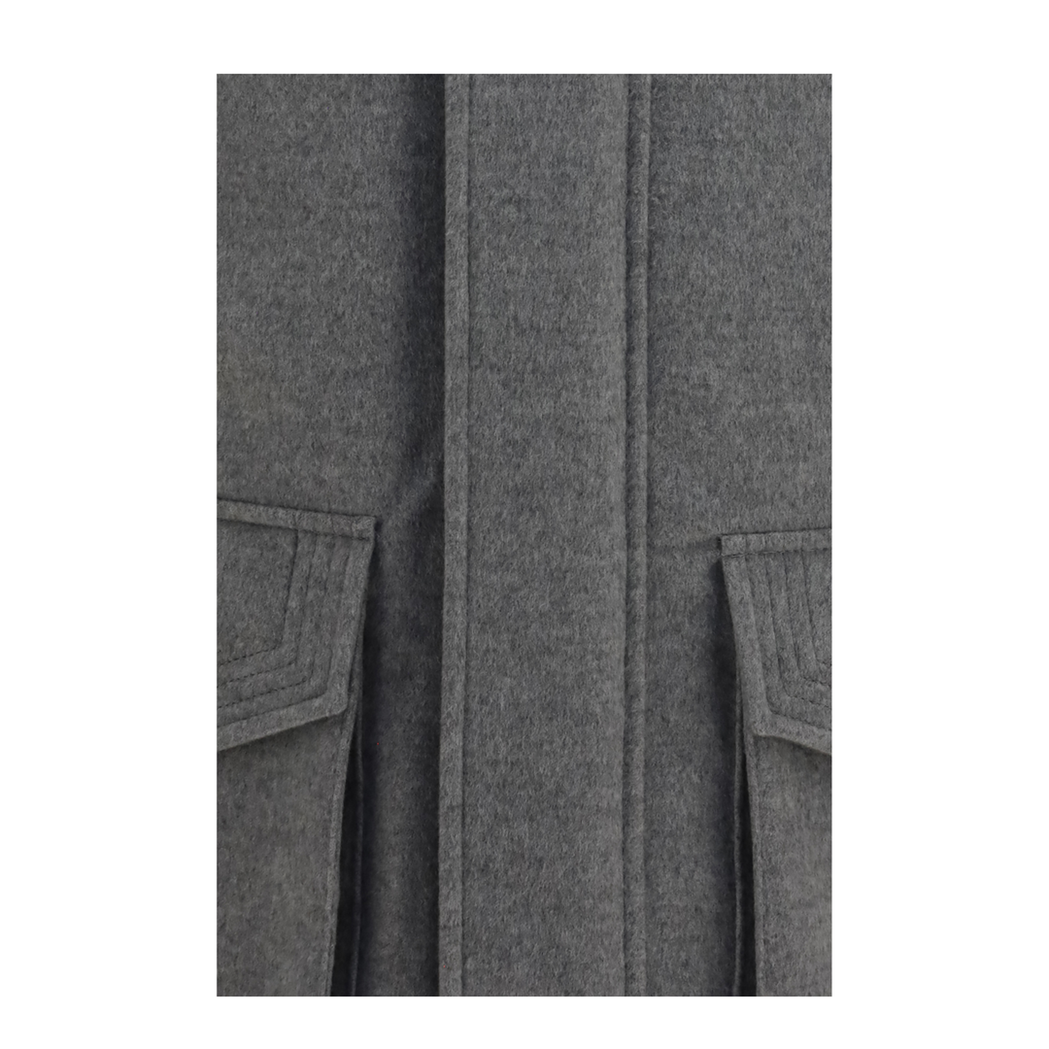 Cashmere Jacket with Zip and Buttons - Image 3