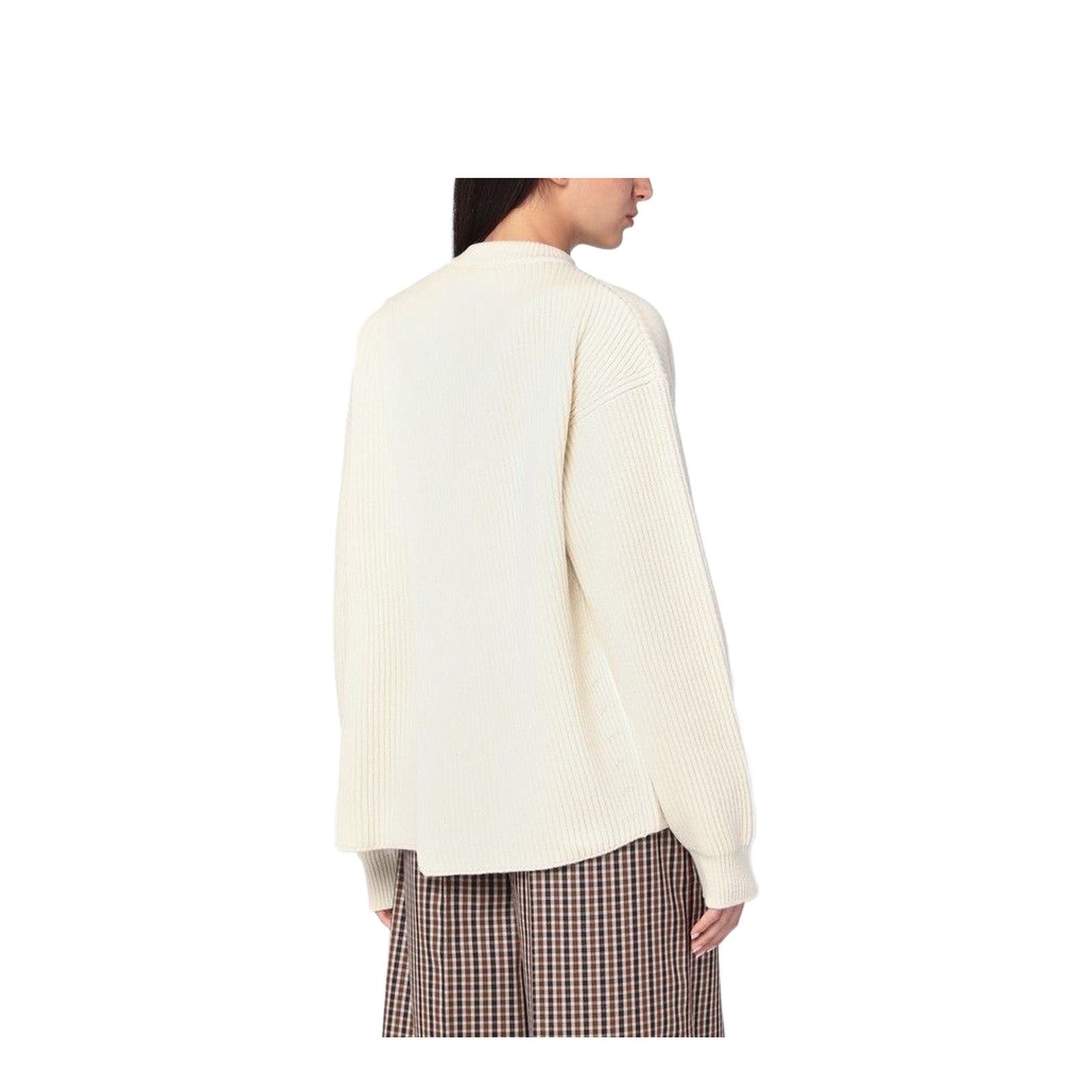 Knitted Sweater White - Image 2